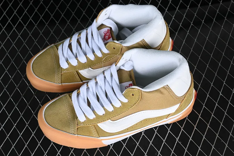 All categories Vans Vans series Vans Mid Vans Zhongbang Vans Knu Skool Vans official fat version of mid-top bread shoes VN000CQ95SMR